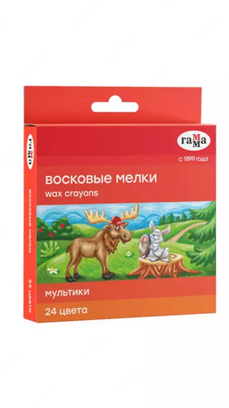 Mumli qalamlar Gamma "Multfilmlar" 24 dona. (m. - 2131018_01_31) YANGI