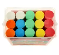 Упаковка цветных мелков для асфальта Гамма "Мультики" 15 шт/6 цв. (Арт. - 1704193) - 55 000 сум