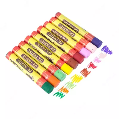 Deli "ColoRun" moyli rangli qalamlar to'plami 12 dona. (m. - 20200-EC)