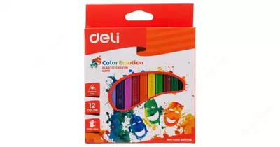 Deli "Color Emotion" mumi rangli qalamlar to'plami 12 dona. (m. - 20000-EC)
