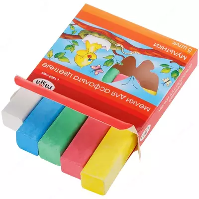 Asfalt uchun rangli qalamlar to'plami Gamma "Multfilmlar" 5 dona. (- 2304191-modda)