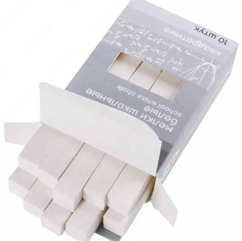 Oq kvadrat bo'rdan qadoqlash Gamma "Maktab" 10 dona. (- 2308192-modda)