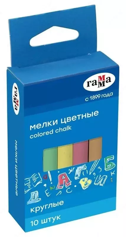 "Gamma" rangli dumaloq bo'rning qadoqlanishi 10 dona. (- 909193-modda)