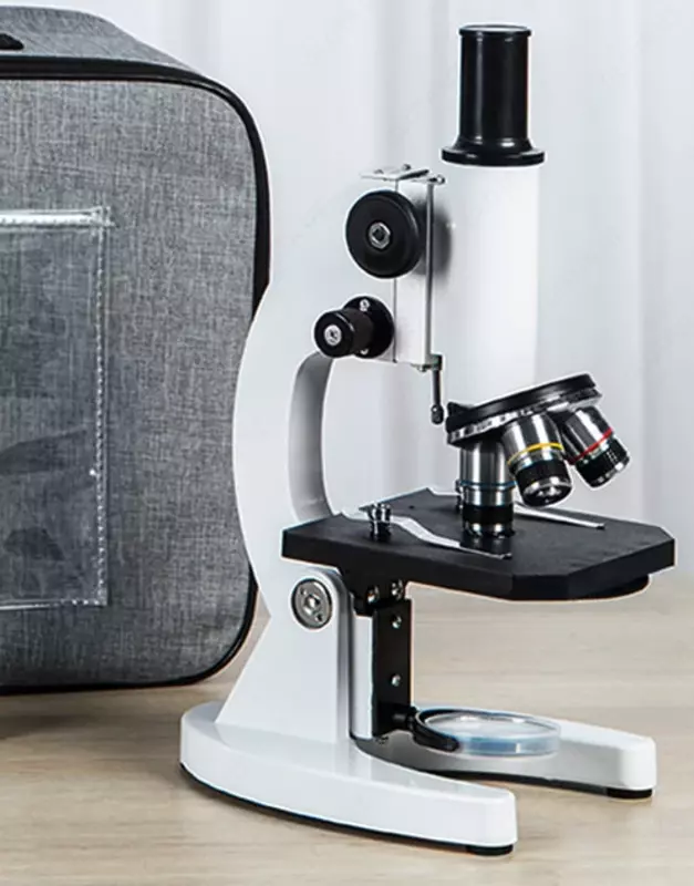 Детский научный микроскоп "Deli" 3 объектива (Арт. - 74360) Серебристый