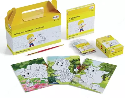 Bolalar ijodiyoti uchun to'plam Gamma "Yosh rassom" 7 ta (Art. - 270420204)