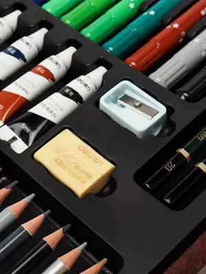 Художественный набор для творчества "Deli" 103 предмета (Арт. - 75403)