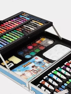 Художественный набор для творчества "Deli" 123 предмета (Арт. - 75406)