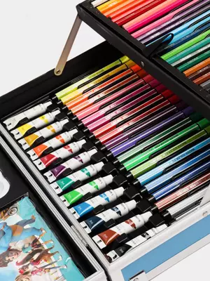 Художественный набор для творчества "Deli" 123 предмета (Арт. - 75406)