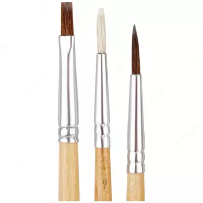 Художественный набор кистей ArtSpace  Художественный набор кистей ArtSpace "Пони и Коза" 3 шт. (Арт. - SB3_20380)