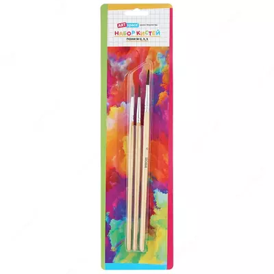 Художественный набор кистей ArtSpace "Пони" 3 шт. (Арт. - SB235_2382)