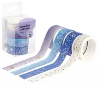 Набор клейких декоративных лент MESHU "Galaxy" 4 шт. (Арт.- MS_36905) - 26 500 сум