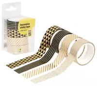 Набор клейких декоративных лент MESHU "Golden shine" 4 шт. (Арт.- MS_36919) - 23 000 сум