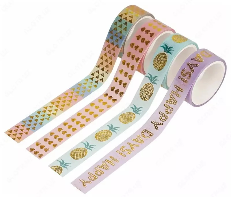 MESHU "Baxtli kunlar" yopishqoq dekorativ lentalari to'plami 4 dona. (Mat.- MS_36923)