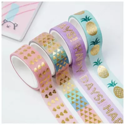 Набор клейких декоративных лент MESHU "Happy days" 4 шт. (Арт.- MS_36923)