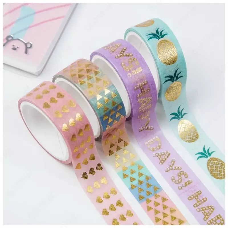 MESHU "Baxtli kunlar" yopishqoq dekorativ lentalari to'plami 4 dona. (Mat.- MS_36923)