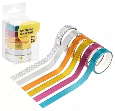 Набор клейких декоративных лент MESHU "Luminous" 6 шт. (Арт.- MS_36899)