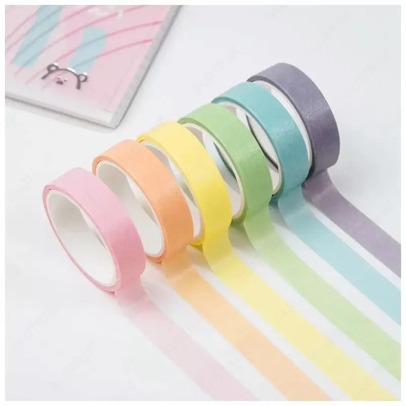 MESHU "Macaron" yopishtiruvchi dekorativ lentalar to'plami 6 dona. (Mat.- MS_36891)