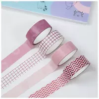 22 000 сум Набор клейких декоративных лент MESHU "Pink waves" 4 шт. (Арт.- MS_36903)