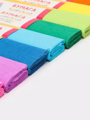 "ArtSpace" krep-qog'oz to'plami, 25 x 200 sm, 30 g/m2, 10 rulon (Art.- GA18922)