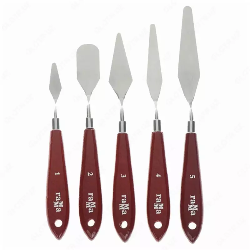 Художественный набор мастихинов Гамма "Студия" 5 шт. (Арт. - 2131018_01_03)