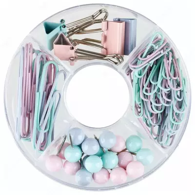 Набор мелко-офисных принадлежностей Meshu "Dew", 89 предметов (Арт.- MS_36944)