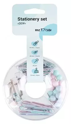 Набор мелко-офисных принадлежностей Meshu "Dew", 89 предметов (Арт.- MS_36944)