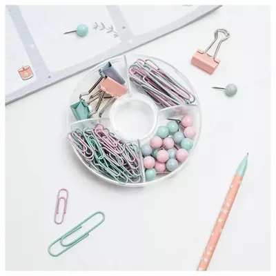 Набор мелко-офисных принадлежностей Meshu "Dew", 89 предметов (Арт.- MS_36944)