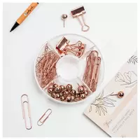 Набор мелко-офисных принадлежностей Meshu "Rose Gold"