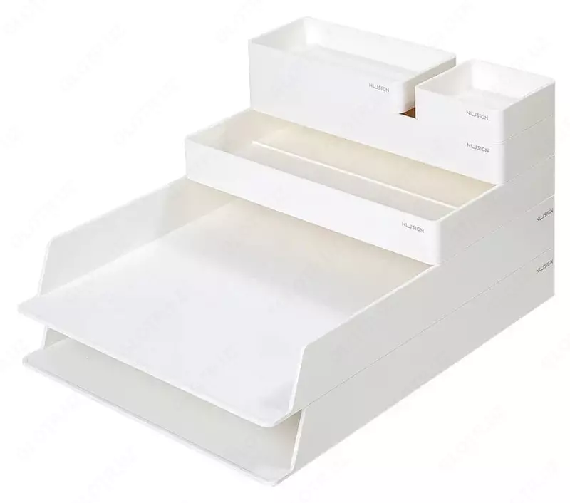 Deli "NS001" ish yuritish uchun organizator 5 qismli (Art. - 001-NS-wt) Oq