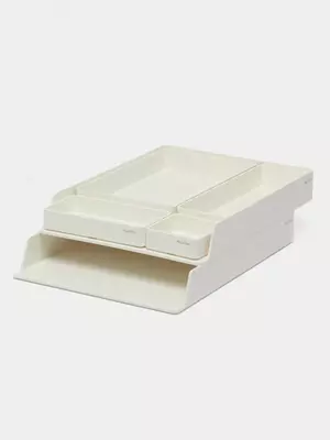 Deli "NS001" ish yuritish uchun organizator 5 qismli (Art. - 001-NS-wt) Oq