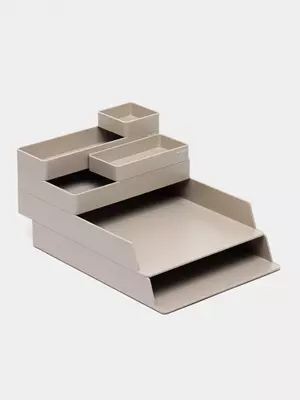 Deli "NS001" ish yuritish uchun organizator 5 qismli (Art. - 001-NS-gr) Kulrang