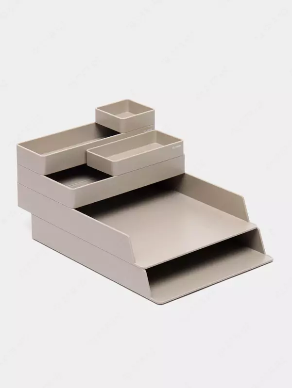 Deli "NS001" ish yuritish uchun organizator 5 qismli (Art. - 001-NS-gr) Kulrang