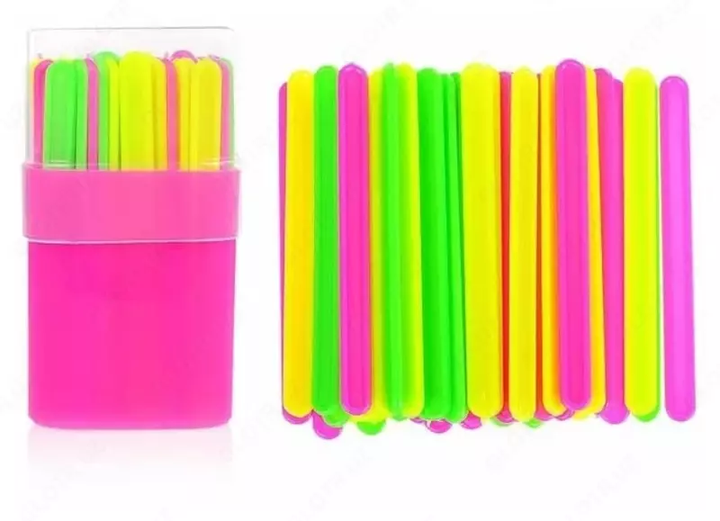 Набор цветных счетных палочек "Стамм" пластиковые, 30 шт. (Арт. - СП06)