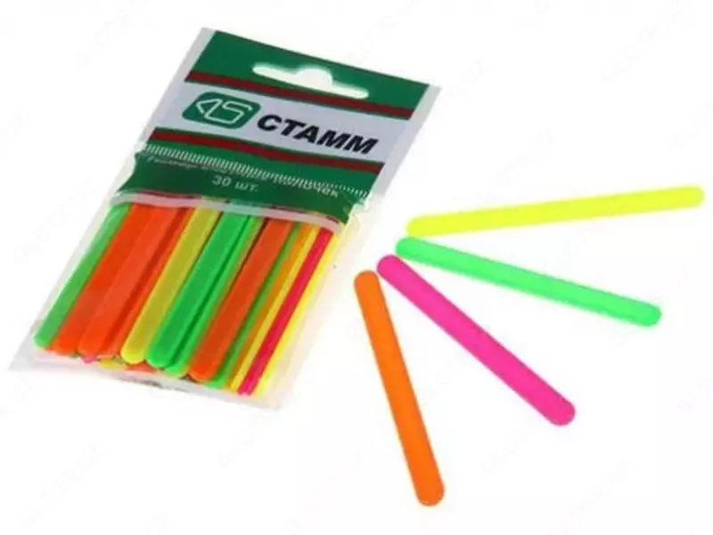 Набор цветных счетных палочек "Стамм" пластиковые, 30 шт. (Арт. - СП01)
