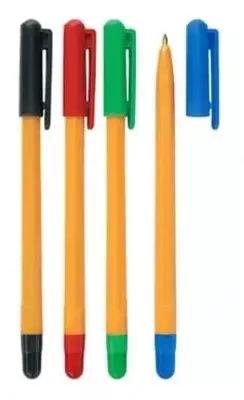 Набор цветных шариковых ручек Стамм "511 Orange" 4 шт. (Арт.- РК17)