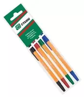 Набор цветных шариковых ручек Стамм "511 Orange" 4 шт. (Арт.- РК17) - 6 000 сум