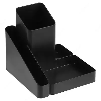 Kantselyariya organizatori Stamm "Image" 4 bo'lim (Art. - OR31) Qora