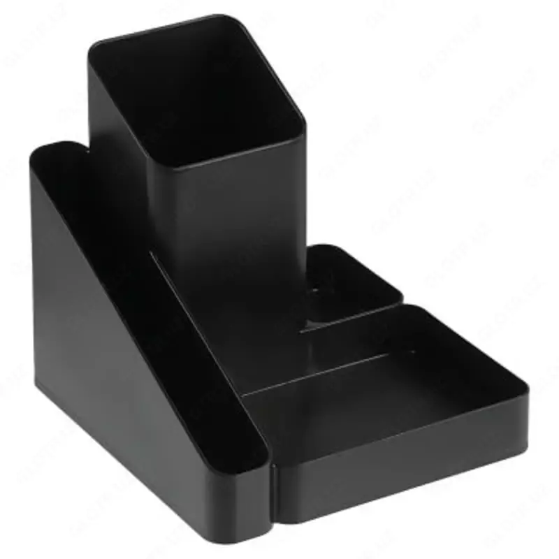 Kantselyariya organizatori Stamm "Image" 4 bo'lim (Art. - OR31) Qora