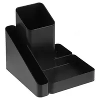 Органайзер для канцелярских принадлежностей Стамм "Имидж" 4 отдела (Арт. - ОР31) Черный