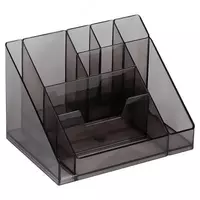 Органайзер для канцелярских принадлежностей Стамм "Каскад" 9 секций (Арт. - ОР14) Серый