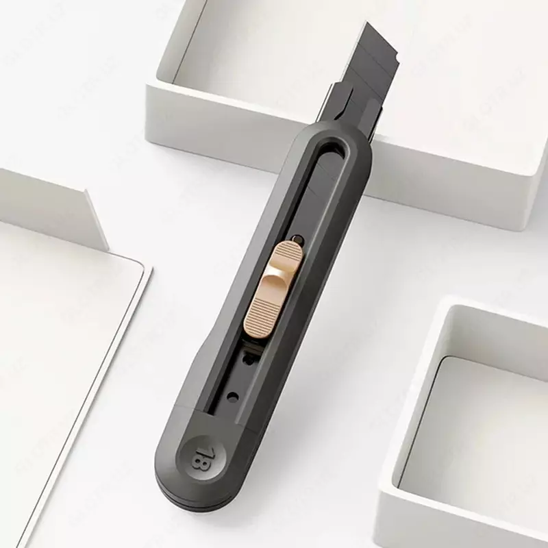 Нож канцелярский "Deli Nusign" 0.5 х 18 х 100 мм (Арт. - 062-NS-gr)