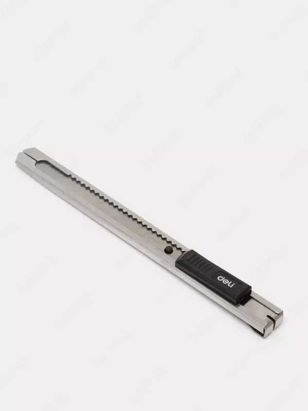 Kantselyariya metall pichog'i "Deli" 0,4 x 9 x 125 mm (Art. - 2058)