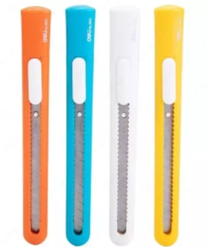 Kantselyariya pichog'i "Deli" 0,4 x 9 x 80 mm (Art. - 2025)