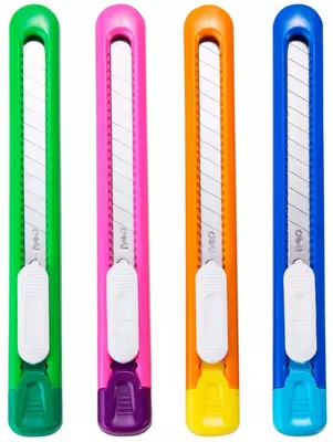 Kantselyariya pichog'i "Deli Neon" 0,4 x 9 x 80 mm (Art. - 2054)