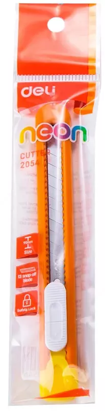 Kantselyariya pichog'i "Deli Neon" 0,4 x 9 x 80 mm (Art. - 2054)