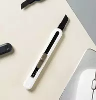 Нож канцелярский "Deli Nusign" 0.4 х 9 х 80 мм (Арт. - 063-NS-wt) - 14 000 сум