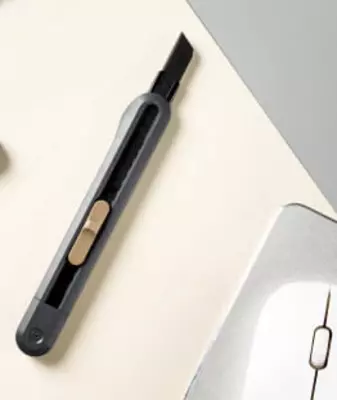 Kantselyariya pichog'i "Deli Nusign" 0,4 x 9 x 80 mm (Art. - 063-NS-gr)