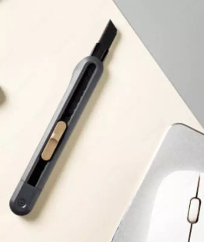 Kantselyariya pichog'i "Deli Nusign" 0,4 x 9 x 80 mm (Art. - 063-NS-gr)