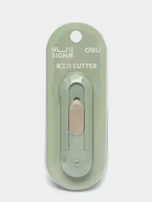 Mini ish yuritish pichog'i "Deli Nusign" 2,5 x 12 x 80 mm (Art. - 065-NS-gn)