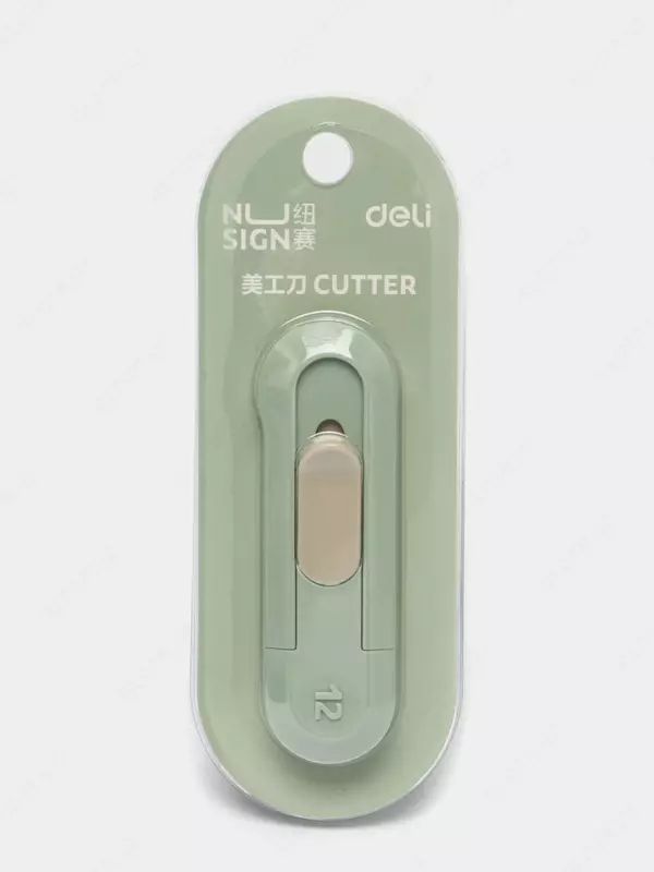 Mini ish yuritish pichog'i "Deli Nusign" 2,5 x 12 x 80 mm (Art. - 065-NS-gn)